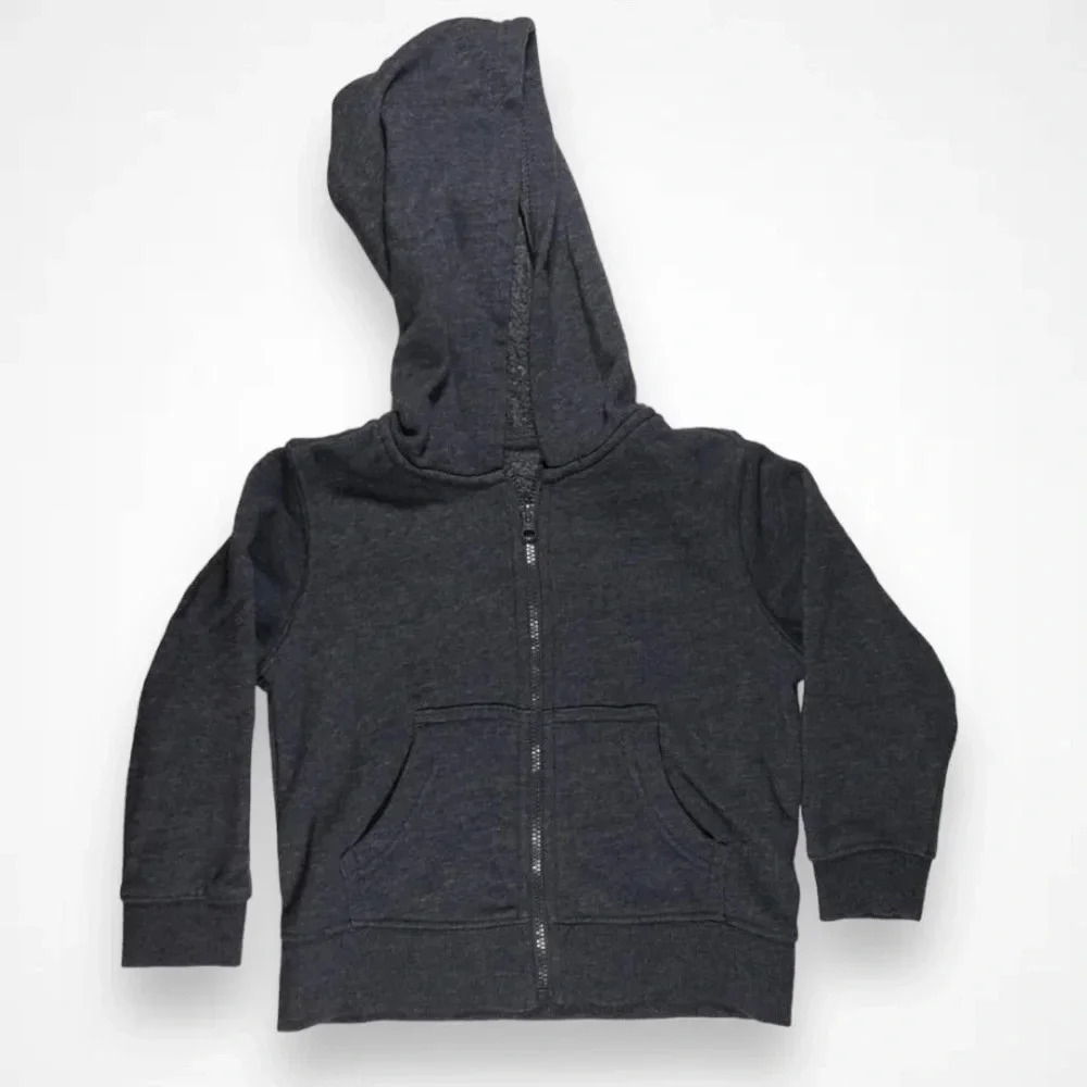 George Dark Gray Zip Up Hoodie